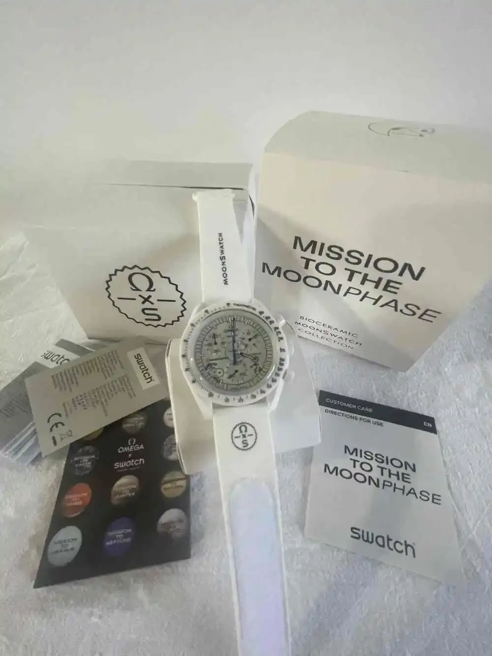 NWOT Swatch x Omega Bioceramic MoonSwatch Mission to the Moonphase Watch Men's